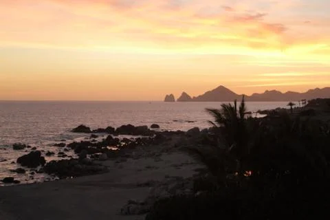 Cabo San Lucas Sunset Stock Photos