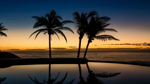 Cabo Sunrise 4k Stock Footage 82211217