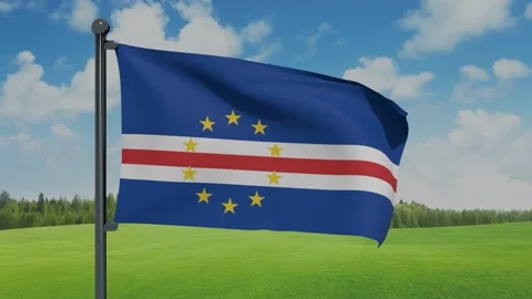 Cabo Verde Flag Stock Footage 151862179