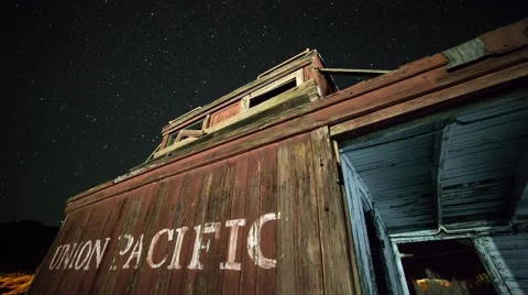 Caboose Time Lapse, Stars 動画素材 52273708