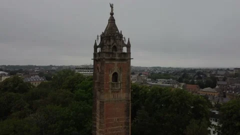 Cabot Tower, Bristol, UK (Upwards Pedestal Shot) Stock Footage 157159010