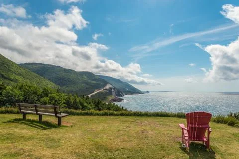 Cabot Trail look-off Stock Photos