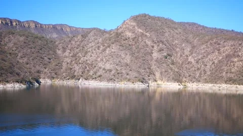 Cabra Corral Reservoir Stock Footage 156164549