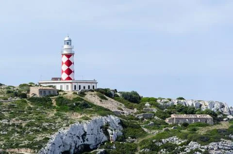 Cabrera island lighthouse. 写真素材