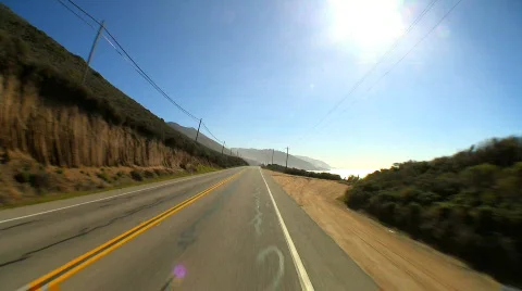 Cabrillo highway Stock Footage 309508