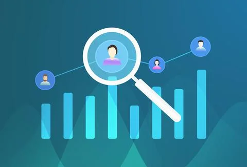 CAC - Customer acquisition cost, retention marketing business strategy concept Stock Illustration