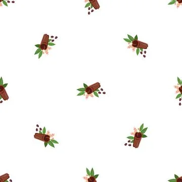 Cacao butter pattern seamless vector Stock Illustration