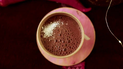Cacao hot chocolate Video stock 192250101