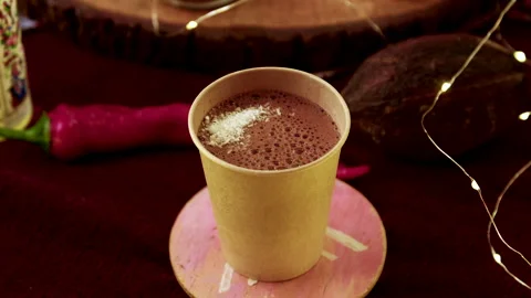 Cacao hot chocolate Stock-Footage 192250985