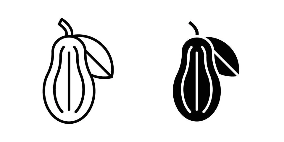 Cacao Icon vector design. EPS10 Stock-Illustration