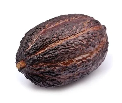 Cacao pod isolated . Foto stock