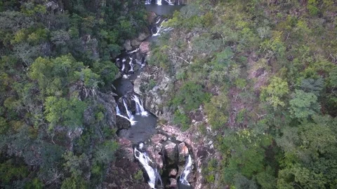 Cachoeira do Azulinho Stock Footage 296537817