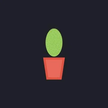 Cacti computer symbol Stock Illustration
