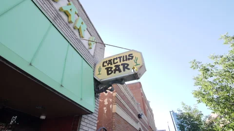 The Cactus Bar dive bar Stock Footage 245940517