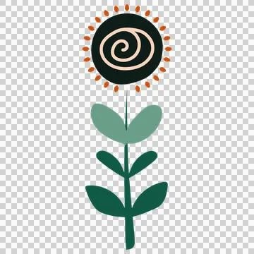 Cactus doodle cute flat design succulent collection abstract sustainable arts. Stock Illustration