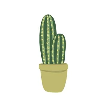 Cactus doodle icon, vector illustration Stock Illustration