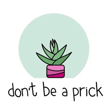 Cactus Hand drawn. Doodle vector illustration Stock Illustration