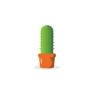 Cactus Icon design template vector Stock Illustration
