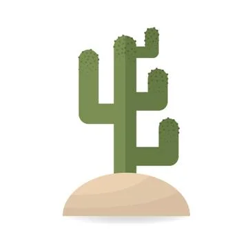 Cactus icon. flat icon eps10 Stock Illustration