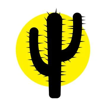Cactus icon Stock Illustration