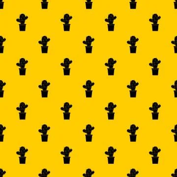 Cactus pattern vector 스톡 일러스트
