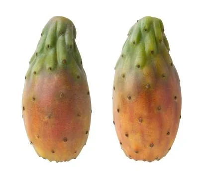 Cactus pears isolated with clipping path Stock Photos