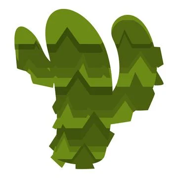 Cactus pinata icon cartoon vector. Mexico city Illustrazione stock
