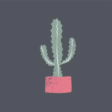 Cactus plant Stock Illustration