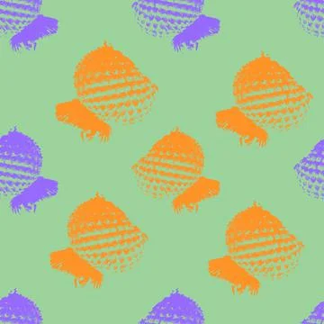 Cactus plant pattern background Stock Illustration