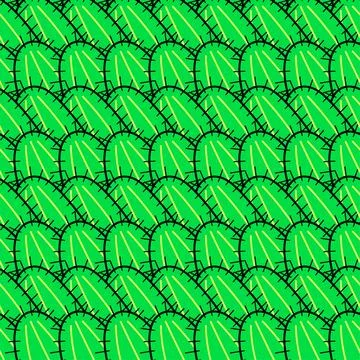 Cactus plant seamless pattern textile print. repeat pattern background design Illustrazione stock