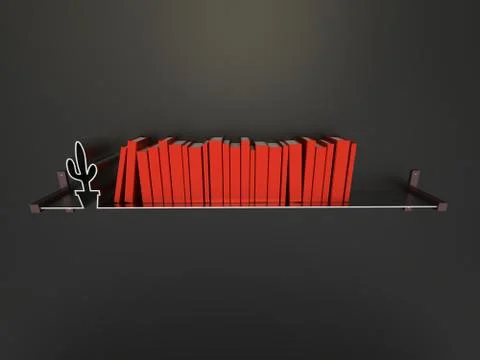 Cactus Shelf Stock Illustration