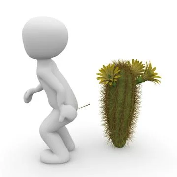 Cactus stitch Stock Illustration