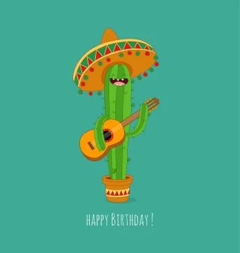 Cactus symbols Stock Illustration