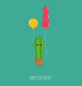 Cactus symbols Stock Illustration