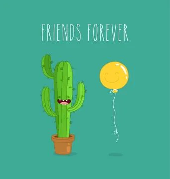 Cactus symbols Stock Illustration