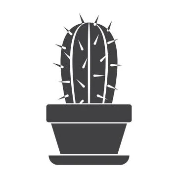 Cactus Vector Icon Stock Illustration
