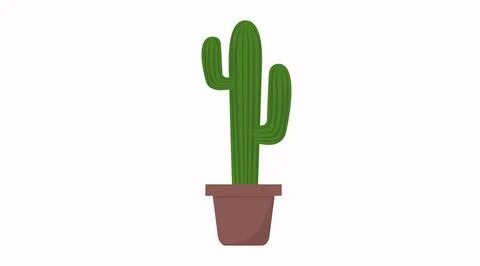 Cactus vector illustration. Illustrazione stock