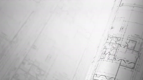 Cad concept. Architecture plan. Loop. Stock Footage 61902054
