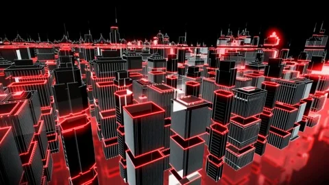 CAD Destroyer Looping Animation Stock Footage 73409254