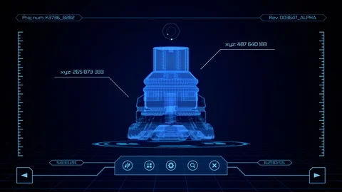Cad software interface Stock Footage 90695459