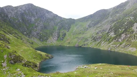 Cadair Idris Mountain Stock Footage 157009304