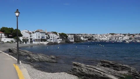 Cadaques at Costa Brava, in Spain Stock Footage 132210243