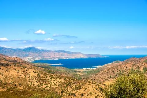 Cadaques at Costa Brava, in Spain Stock Photos
