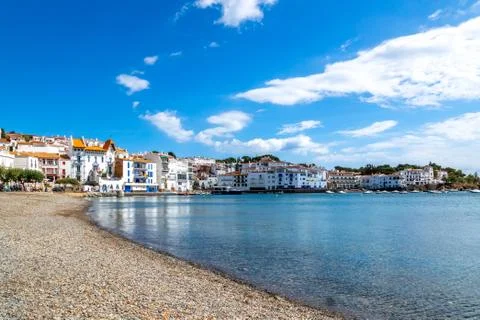 Cadaques at Costa Brava, in Spain Stock Photos