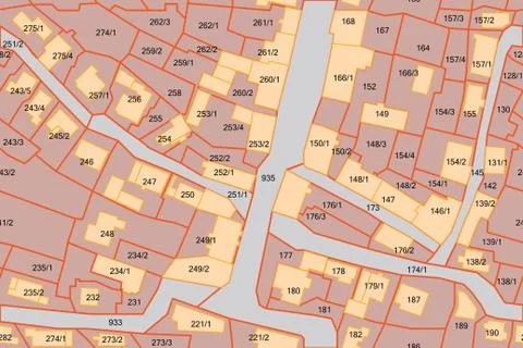 Cadastre - imaginary seamless image Stock Illustration