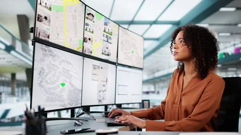 Cadastre Map Plan. Real Estate Property Stock Footage 304712593
