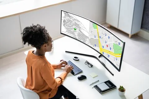 Cadastre Plot Land Map. Building Project Fotos de archivo