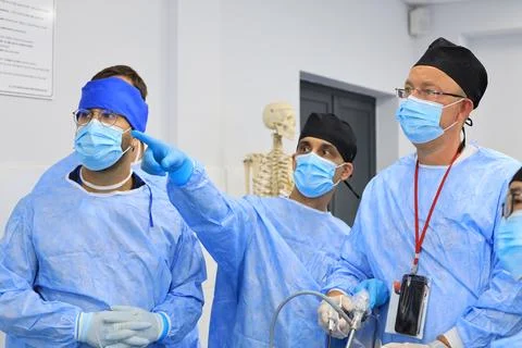 Cadaver workshop surgery Stock Photos