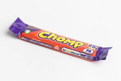 Cadbury's Chomp Bar Stock Photos