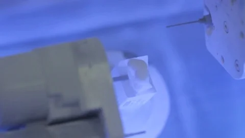 CadCam tooth milling process Stock Footage 73530638